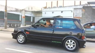 Uno Turbo 1994 acelerando