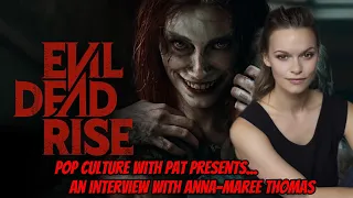 Anna-Maree Thomas talks Evil Dead Rise Opening Title Sequence, playing a Deadite + MUCH more!!