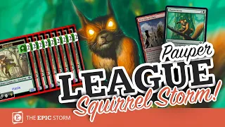 Turn one MTG Pauper combo! See Chatterstorm before it's banned — Modern Horizons 2 SquirrelStorm.