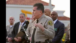 Los Angeles County Sheriff Robert G. Luna Discusses the Shooting of our Motor Deputy