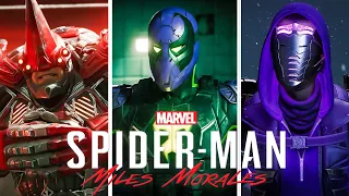 Spider-Man Miles Morales - All Bosses Fights & Ending [Cinematic intro]