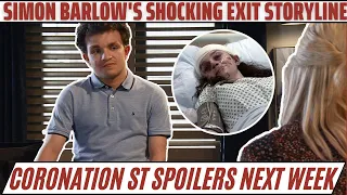 Coronation Street: Simon Barlow's Shocking Exit Dark Storyline (2024) | Coronation Street Spoilers