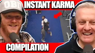 INSTANT KARMA! | OFFICE BLOKES REACT!!