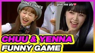 [4K] IZ*ONE CHOI YENA & LOONA Chuu Hunminjeongeum game (ENG SUB)