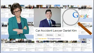 Google Review Fraud and Car Accident Lawyer Daniel Kim