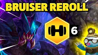 NEW REK'SAI BRUISER REROLL STRATEGY | Challenger Teamfight Tactics Gameplay