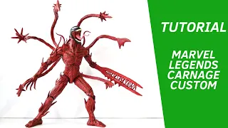 Marvel Legends Carnage Custom | Procedimiento y Review EN ESPAÑOL