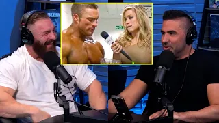 The Story Of Flex Lewis' Viral Interview Video With The Blonde Interviewer