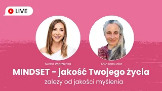 MINDSET - jakość Twojego życia zależy od jakości myślenia. | Iwona Wierzbicka LIVE