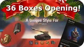 36 Holiday Ops 2019 Loot Box Opening! - World of Tanks