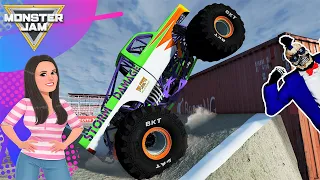 Monster Jam Video Game Backflip Championship #2 | BeamNG Drive