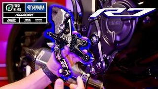 Yamaha R7 Rearsets Install