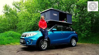 Roof tent nomad Rebecca lives fulltime in a car