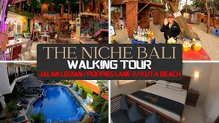 Bali Kuta HotelsThe Niche Hotel Walking Tour Jalan Legian & Poppies Lane 2