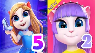 My Talking Angela 5 vs My Talking Angela 2 - New Update - Android Gameplay Walkthrough Ep 40