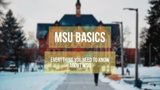 Montana State University - MSU Basics