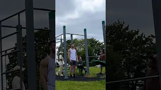 Calisthenics set + reaction😳