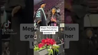 Megan Thee Stallion Graduated College #shorts