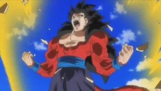 SUPER SAIYAN 4 GOHAN (SSJ4) Transformation Anime Cutscene, Super 18, New Towa - Dragon Ball Heroes