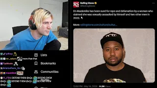 xQc reacts to DJ Akademiks Sued for "R*pe & Defamation" by Woman saying she was "Sexually Assaulted"