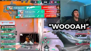 SEN Tarik Reacts to FURIA dgzin *CLEAN* 4K Against LOUD | VALORANT