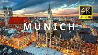 Munich, Germany 🇩🇪 in 4K 60FPS ULTRA HD Video by Drone