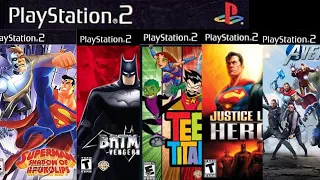 TODOS OS JOGOS DA DC Comics PARA O PS2 2023 - BATMAN SUPER MAN JOVENS TITÃS