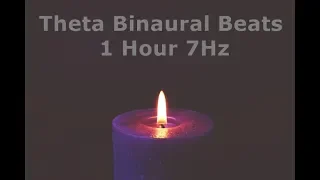 Theta Binaural Beats 1 Hour 7Hz