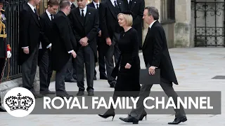 Queen's funeral: Liz Truss Arrives at Westminster Abbey