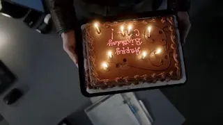 Lucifer detective birthday scene