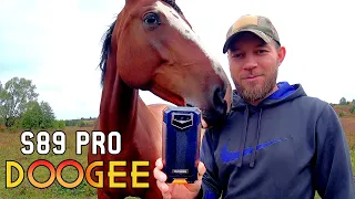 Защищённый телефон с огромной батареей - DOOGEE S89 Pro