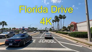 4K | Jacksonville Beach, Florida to Maitland, Florida