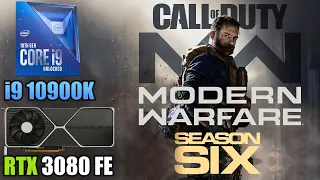 COD: Modern Warfare - RTX 3080 + i9 10900K - 1080p, 1440p & 4K - High & Low Settings - Season 6