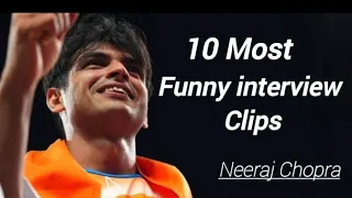 Funny interview moments of Neeraj Chopra