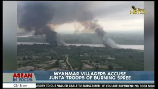 Myanmar villagers accuse junta troops of burning spree