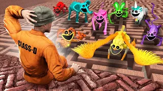 ME ENFRENTO A 100 SMILING CRITTERS EN EL LABERINTO SCP! (Garry's Mod Sandbox)