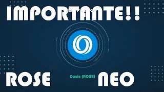 ROSE:¿ZONA DE COMPRA O VENTA? Analisis Oasis Network HOY API3 NEO SAND ALGO GALA ENJ NEAR