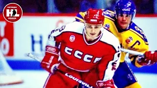 02.09.1991. Кубок Канады. (HD) СССР - Швеция (Е.Майоров) | Canada Cup-91. USSR - Sweden. 09/02/1991