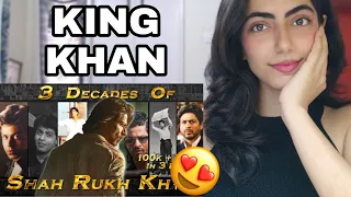 3 Decades Of SRK | Tribute To The Legend Of Indian Cinema 2022 | SRK SQUAD | REACTION