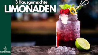 3 LIMONADEN Selber machen! 🍋 I (Schnell + Einfach)