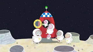 Peppa Pig Flys To Space And Lands On The Moon 🐷🌚 Peppa Pig Full Episodes | Family Kids Cartoons