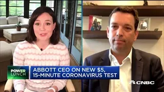 Abbott Labs CEO on new $5, 15 minute coronavirus tests