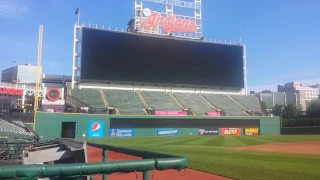 On Field Dugout View Of "The Indians" Progressive Field!  Cleveland OH
