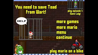 Game Over: Super Mario - Save Toad (Flash)