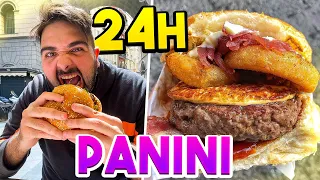 MANGIO PER 24H solo PANINI 🍔 A NAPOLI  w/FIUS