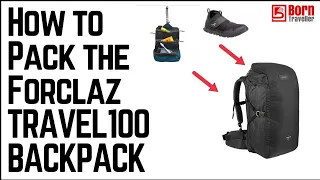 HOW TO PACK THE FORCLAZ 40L TRAVEL 100 IN 2020 | DECATHLON REVIEW | BORN TRAVELLER |