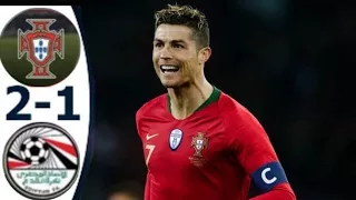 Portugal  vs Egypt 2-1 All Goals and Highlights 1080i HD (23/03/2018)