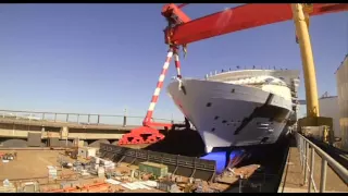 Harmony of the Seas - Construction time lapse