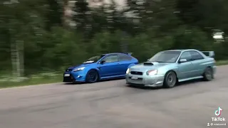 Focus RS mk2 VS Impreza Wrx Sti