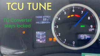 Lexus ISF TCU tune remapping locks torque converter past 6800 RPM - Tuned By Loi
